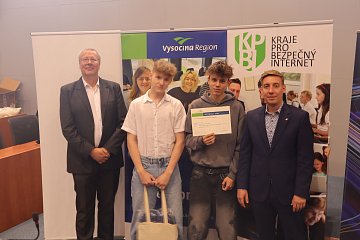 1. místo S Vysočinou bezpečně na internetu